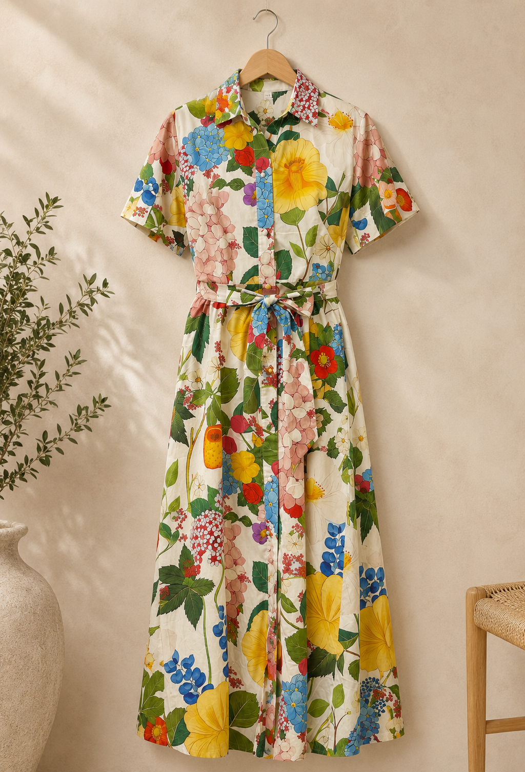 Robe Chemise - Jardin d'été