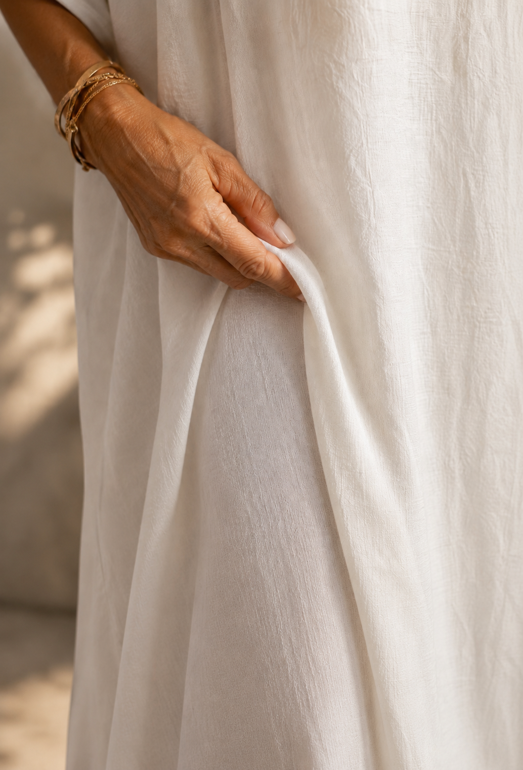 Ensemble Robe et Pantalon - Blanc