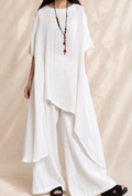 Ensemble Robe et Pantalon - Blanc