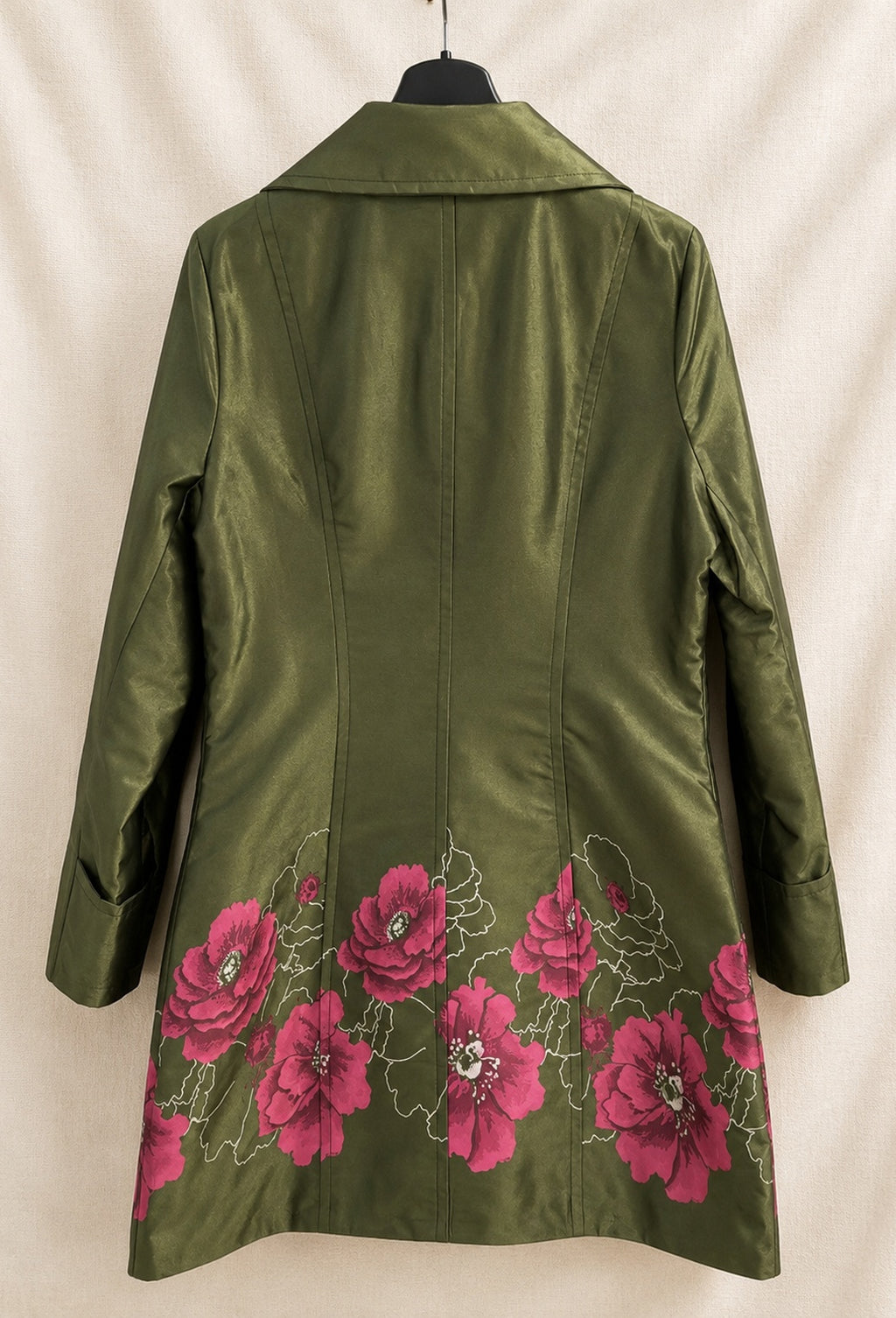 Trench Fleuri - Olive