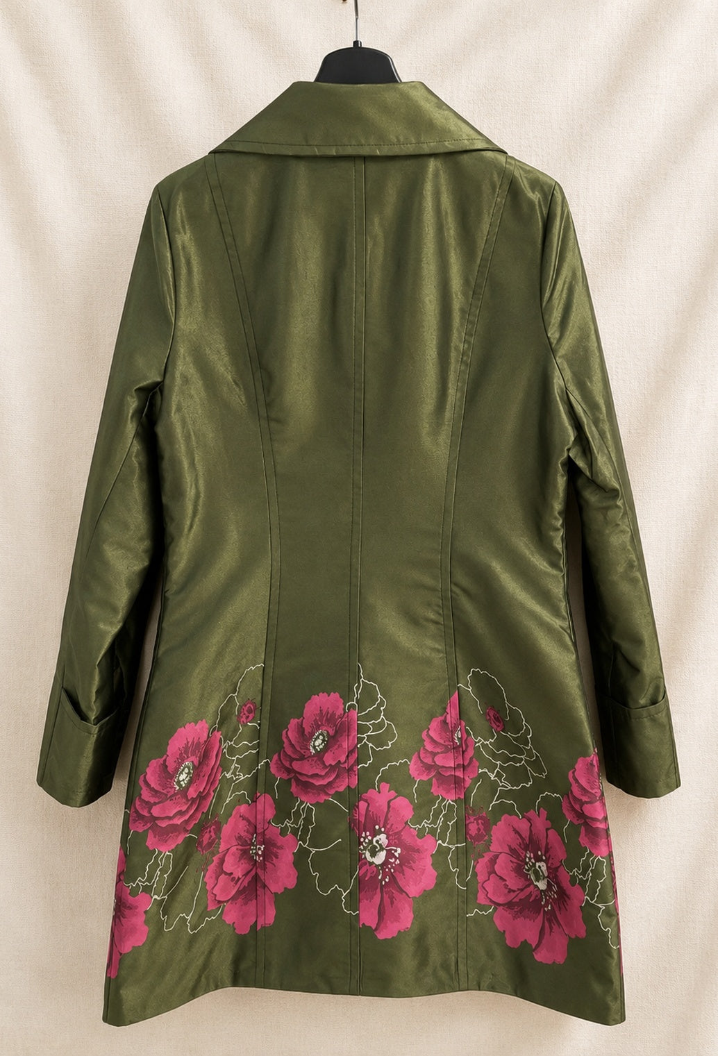 Trench Fleuri - Olive